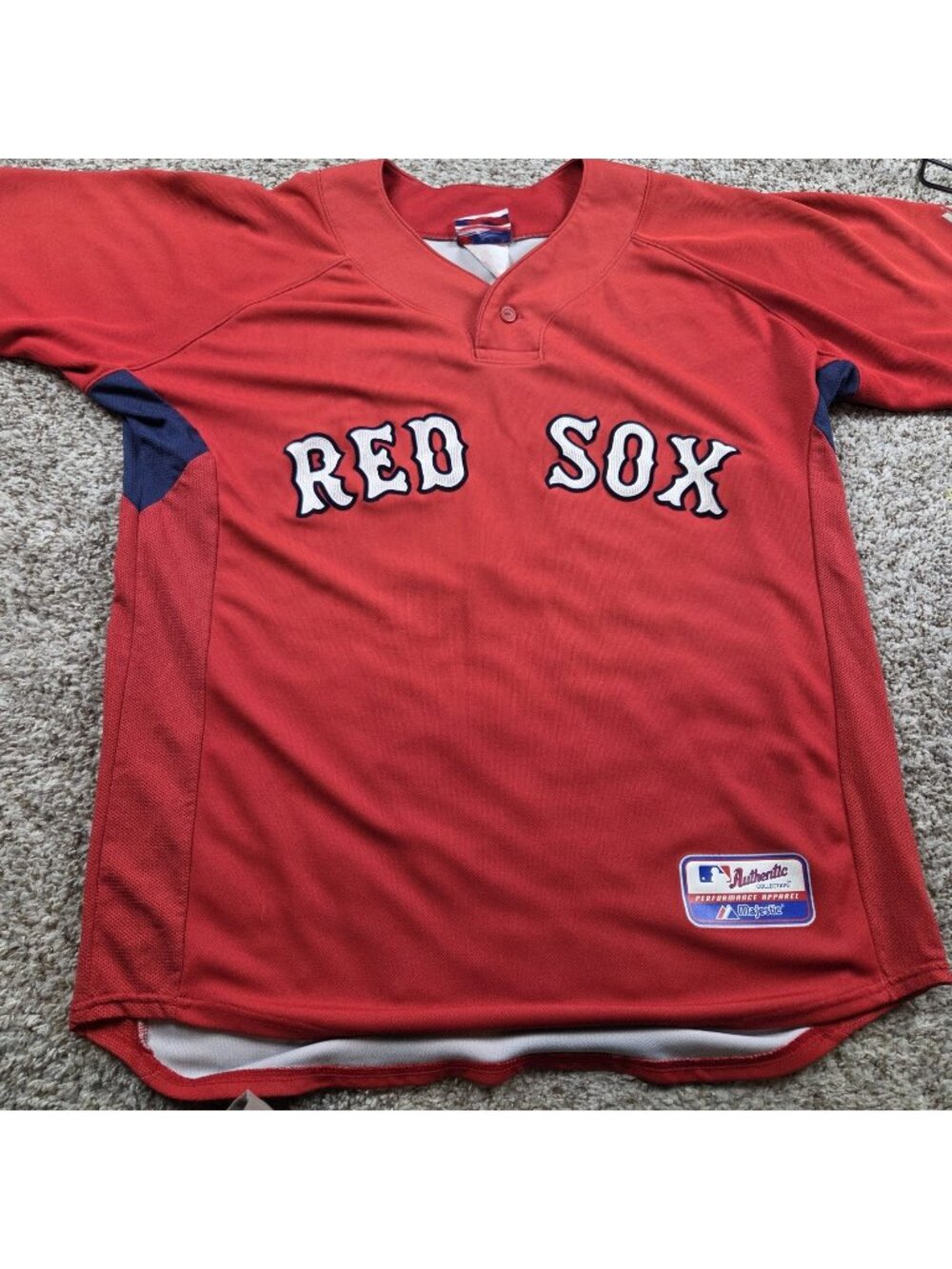 Majestic Jersey Boston Red Sox Adult Cool Base Mens Large ? Baseball #3 Rafaela
